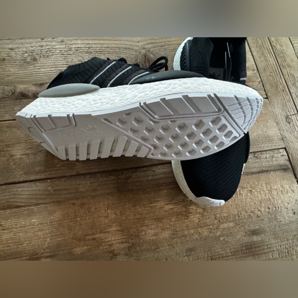 New Adidas NMD W1 Core Black Grey Cloud White (Women's) $160 - Picture 8 of 12